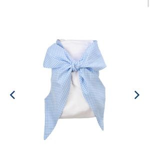 The Beaufort Bonnet Company Blue Gasparilla Gingham Swaddle